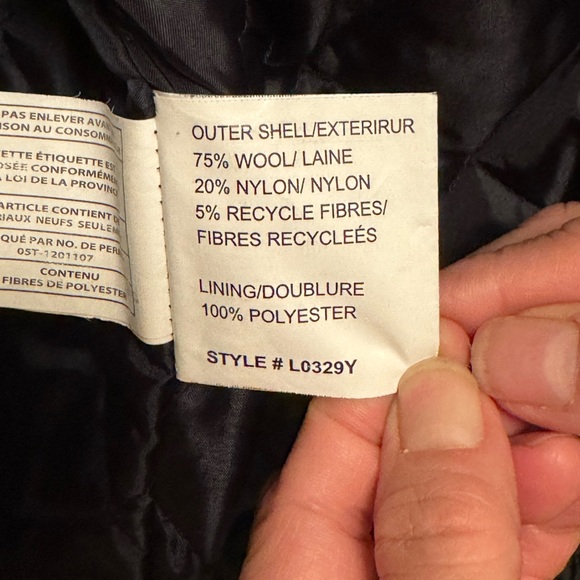 Wool Mens Long Jacket Montréal Elite Size XL - Picture 4 of 5